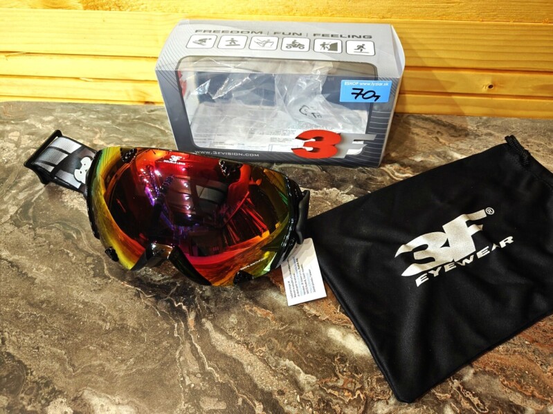 UNI LYŽIARSKE OKULIARE 3F VISON NAKED 2 POLARIZED BLACK